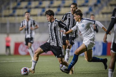 SAO PAULO (SP), Brazil 01 / 13 / 2024 - CUP SAO PAULO DE FOOTBOL JUNIOR ATLETICO Santana de Parnaiba MINEIRO (Ska Brasil), Sao Paulo Eyaleti Belediyesi, bu Cumartesi, 13 Ocak 2024. 