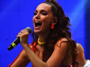 Sao Paulo (SP), 14 / 02024 - Bloco Academicos do Baixo Augusta ilk provasını bu Pazar öğleden sonra Santa Cecilia, Sao Paulo 'nun orta bölgesindeki MST Kültürel Galpao' da yaptı.. 