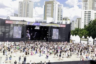 Sao Paulo (SP), 01 / 14 / 2024 - SHOW / SALGADINHO / BELO SORRISO / SP - Şarkıcı Salgadinho, Belo Sorriso etkinliğini 14 Ocak 2024 tarihinde Latin Amerika Anıtı 'nda açtı.. 