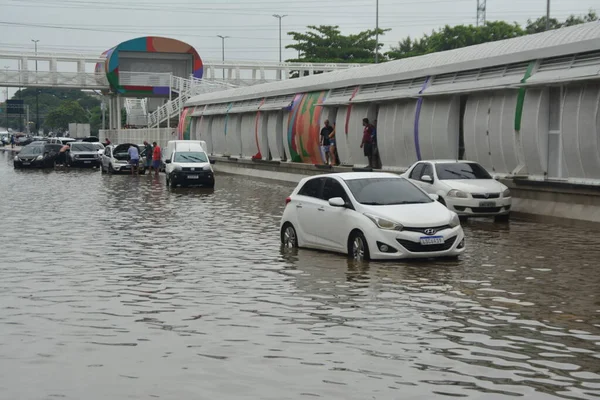 Rio Janeiro Brazil 2024 Heavy Rains Last Night Caused Several — Stock Photo, Image