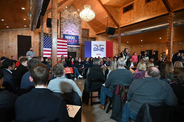 Nikki Haley 2024 Candidato Presidenziale Degli Stati Uniti Presenta Osservazioni — Foto Stock