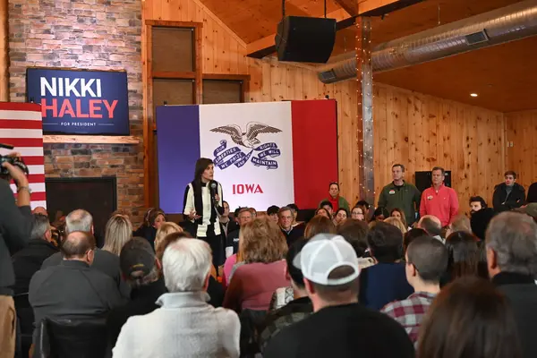 Nikki Haley 2024 Candidat Présidence Des États Unis Prononce Discours — Photo