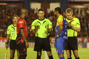 CURITIBA (PR), 01 / 17 / 2024 - Andraus ile Athletico PR arasındaki maç, 2024 Paranaense Şampiyonası 'nın ilk turu için geçerli bir maç, Vila Capanema