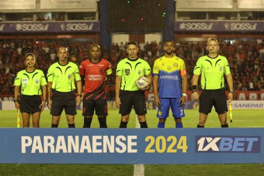 CURITIBA (PR), 01 / 17 / 2024 - Andraus ile Athletico PR arasındaki maç, 2024 Paranaense Şampiyonası 'nın ilk turu için geçerli bir maç, Vila Capanema