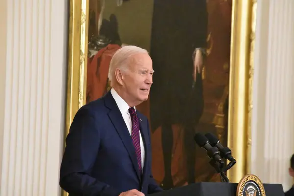 Abd Başkanı Joe Biden Washington Deki Beyaz Saray Abd Başkanları — Stok fotoğraf