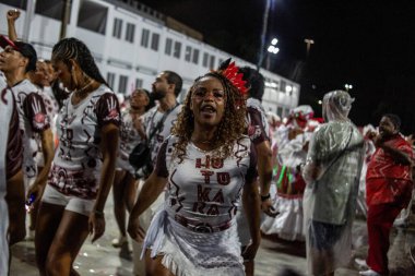RIO DE JANEIRO (RJ), BRAZIL 01 / 21 / 2024 - Salgueiro teknik provası bu Pazar, Marques de Sapucai 'de. 
