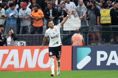 Sao Paulo (SP), Brezilya 01 / 21 / 2024 - PAULISTAO vs CORINTHIANS Doğu Sao Paulo-SP, bu Pazar gecesi, 21 Ocak 2024. 