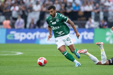 Sao Paulo (SP), Brezilya 01 / 21 / 2024 - PAULISTAO vs CORINTHIANS Doğu Sao Paulo-SP, bu Pazar gecesi, 21 Ocak 2024. 