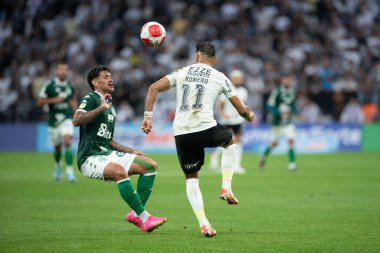 Sao Paulo (SP), Brezilya 01 / 21 / 2024 - PAULISTAO vs CORINTHIANS Doğu Sao Paulo-SP, bu Pazar gecesi, 21 Ocak 2024. 