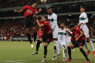 CURITIBA (PR), 01 / 24 / 2024 - FOOTBALL / CAMPEONATO PARANENSE 2024 / ATHLETICOPR / MARINGA- Mateo Gamarra Athletico 'dan gol attı ve Athletico PR ile Maringa' nın Parana Şampiyonası 'nın 3. Raundunda geçerli olan maç sırasında golü kutladı.