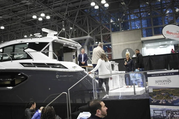 New York Boat Show Januari 2024 New York Usa Volgens — Stockfoto