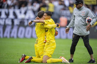 SAO PAULO (SP), Brezilya 01 / 25 / 2024 - CUP SAO PAULO DE FOOTBOL JUNIOR CORINTHIANS Neo Quimica Arena (Arena Corinthians), Sao Paulo şehrinin doğu bölgesinde, bu Perşembe, 25 Ocak 2024.