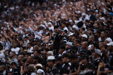 Sao Paulo (SP), Brezilya 01 / 25 / 2024 - COPA SP bu Perşembe gecesi CORINTHIANS 'a karşı, 25 Ocak 2024. Korintliler 1-0 kazandı ve şampiyon oldular..