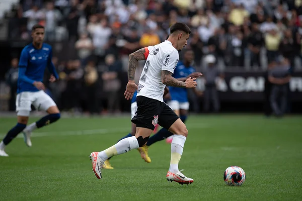 Sao Paulo (SP), Brezilya 01 / 25 / 2024 - COPA SP bu Perşembe gecesi CORINTHIANS 'a karşı, 25 Ocak 2024. Korintliler 1-0 kazandı ve şampiyon oldular..