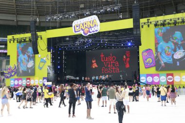 Sao Paulo (SP), Brezilya 01 / 27 / 2024 - CarnaUOL 9. baskısında Allianz Parque 'da yer alıyor ve gözden kaçmayan bir program sunuyor. 7 gösteri, özel konuklar ve unutulmaz bir deneyim var. 