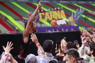 Sao Paulo (SP), Brezilya - 01 / 27 / 2024 - CARNAVAL / FESTIVAL / CARNAUOL / SP - Banda Eva 9. baskısında, CarnaUOL 'da sahne alıyor ve Jammil Rafa' nın şarkıcısını Allianz Parque 'daki özel gösterilerine katılmaya davet ediyor. 