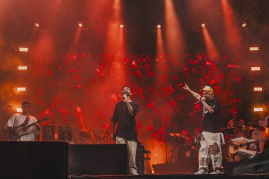 Sao Paulo (SP), 01 / 27 / 2024 CARNIVAL / BLOCO DO SILVA Silva Marcelo D2 'yi Bloco do Silva' da, Sao Paulo 'daki Latin Amerika Anıtı' nda karşıladı (27)) 