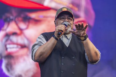 Sao Paulo (SP), 01 / 27 / 2024 CARNIVAL / BLOCO DO SILVA Jorge Aragao show, Bloco do Silva, Memorial da America Latin, 27. 