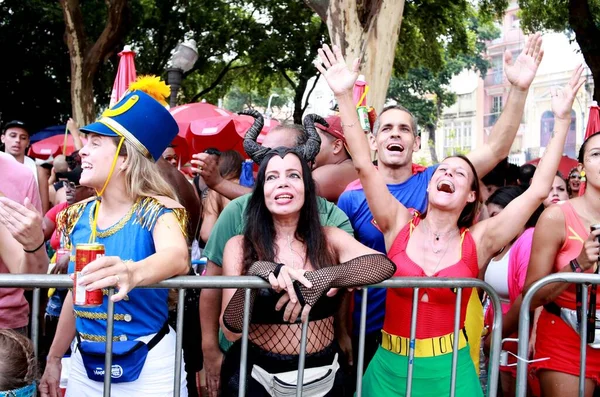 Ρίο Ντε Τζανέιρο Βραζιλία 2024 Παραδοσιακή Γιορτή Της Καριόκα Μπλοκ — Φωτογραφία Αρχείου