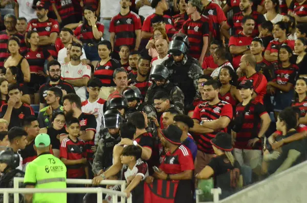 Natal Brasil 2024 Carioca Flamengo Portuguesa Championship Jogo Entre Flamengo — Fotografia de Stock