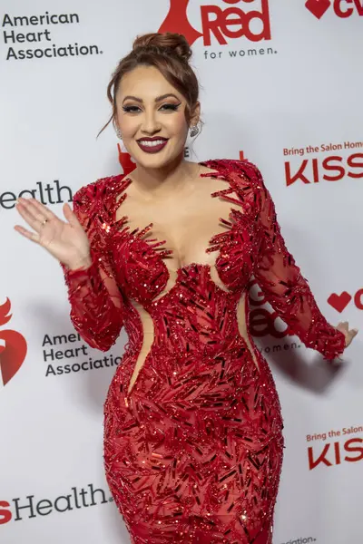 Amerikan Kalp Derneği Nin Kırmızı Elbise Koleksiyon Konseri 2024 Ocak — Stok fotoğraf