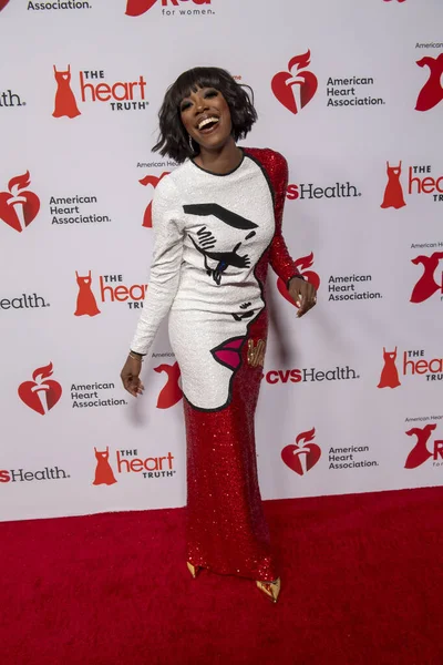 Amerikan Kalp Derneği Nin Kırmızı Elbise Koleksiyon Konseri 2024 Ocak — Stok fotoğraf