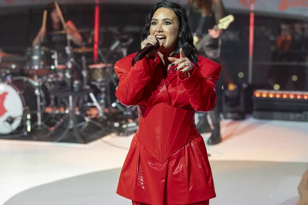 Amerikan Kalp Derneği 'nin Kırmızı Elbise Koleksiyon Konseri 2024. 31 Ocak 2024, New York, New York, ABD: Demi Lovato, The American Heart Association 's Red Dress Collection Concert 2024' te Lincoln Center 'daki Jazz' da sahne aldı.