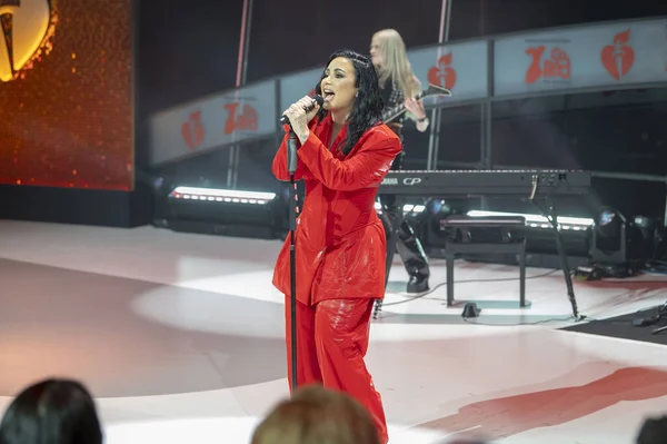 Amerikan Kalp Derneği 'nin Kırmızı Elbise Koleksiyon Konseri 2024. 31 Ocak 2024, New York, New York, ABD: Demi Lovato, The American Heart Association 's Red Dress Collection Concert 2024' te Lincoln Center 'daki Jazz' da sahne aldı.