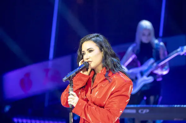 Amerikan Kalp Derneği 'nin Kırmızı Elbise Koleksiyon Konseri 2024. 31 Ocak 2024, New York, New York, ABD: Demi Lovato, The American Heart Association 's Red Dress Collection Concert 2024' te Lincoln Center 'daki Jazz' da sahne aldı.