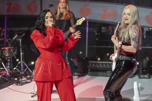 Amerikan Kalp Derneği 'nin Kırmızı Elbise Koleksiyon Konseri 2024. 31 Ocak 2024, New York, New York, ABD: Demi Lovato, The American Heart Association 's Red Dress Collection Concert 2024' te Lincoln Center 'daki Jazz' da sahne aldı.