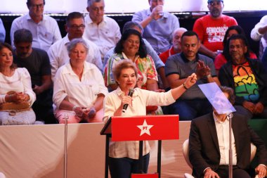 SAO PAULO (SP), 02 / 02 / 2024 - Fotoğrafta, Marta Suplicy (PT-SP). Marta Suplicy 'nin (PT-SP) 2024 seçimlerinde Sao Paulo Belediye Başkanlığına (PT) adaylığı, bu Cuma, 2 Şubat