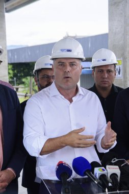 SAO PAULO (SP), Brezilya 03 / 02 / 2024 - Bu Cumartesi, 3 Şubat 2024, Ulaştırma Bakanı Renan Filho, Limanlar ve Havalimanları Bakanı Silvio Costa Filho