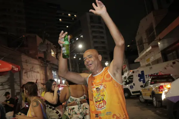 Sao Paulo 2024 Banda Bantanta Folia Otevírá Oficiální Karneval Abasp — Stock fotografie