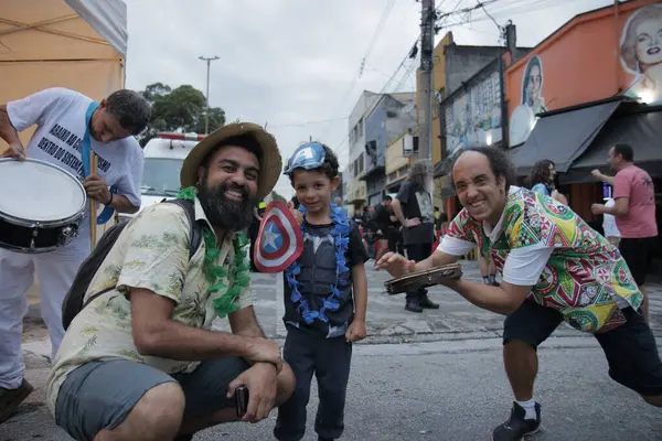 Σάο Πάολο 2024 Banda Bantantanta Folia Ανοίγει Επίσημο Καρναβάλι Του — Φωτογραφία Αρχείου