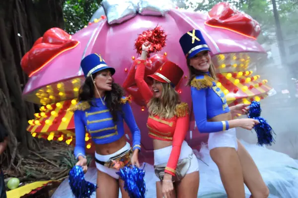 Sao Paulo Brasil 2024 Bloque Infantil Ilarie Debuta Carnaval Callejero —  Fotos de Stock