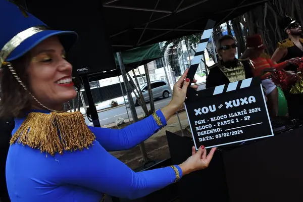 Sao Paulo Brezilya 2024 Ilarie Çocuk Bloğu Şarkıcı Xuxa Nın — Stok fotoğraf