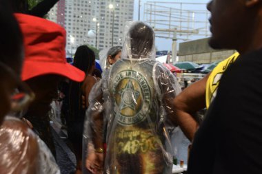 RIO de JANEIRO (RJ), 04 / 02 / 2024 Mangueira samba okulunun teknik provası, bu pazar Rio de Janeiro şehir merkezindeki Marques de Sapucai 'de gerçekleşti.