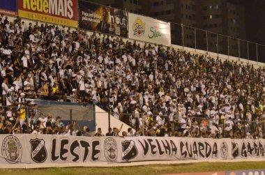 Natal (RN), Brezilya 04 / 02 / 2024, Pazar günü Natal 'da yapılan Copa do Nordeste için geçerli olan ABC ile Maranhao arasında oynanan maçta, bu Pazar, 03. Maç, Wallyson ve J. Parraguez 'in golüyle berabere bitti.