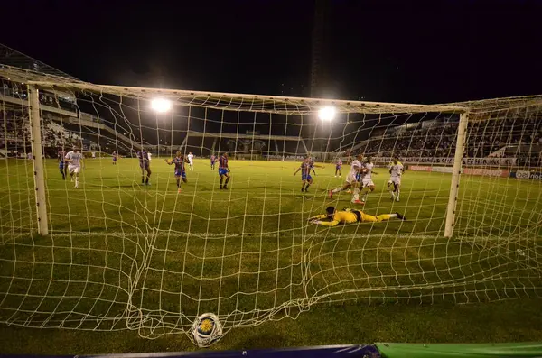 Natal (RN), Brezilya 04 / 02 / 2024, Pazar günü Natal 'da yapılan Copa do Nordeste için geçerli olan ABC ile Maranhao arasında oynanan maçta, bu Pazar, 03. Maç, Wallyson ve J. Parraguez 'in golüyle berabere bitti.