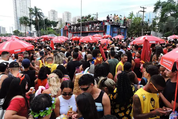 Sao Paulo (SP), 04 / 02 / 2024 - Şarkıcı Lexa, Bloco Sapequinha 'daki performans sırasında, blok bu Cumartesi, 3 Şubat 2024' ün erken saatlerinde Rio de Janeiro 'daki MAM' de gerçekleşti.. 