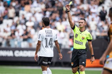 SAO PAULO (SP), Brezilya 04 / 02 / 2024 - Pazar sabahı Sao Paulo-SP 'nin doğu bölgesindeki Neo Quimica Arena' da düzenlenen Campeonato Paulista 2024 'ün beşinci turu için geçerli olan Corinthians ve Novorizontino arasındaki maç