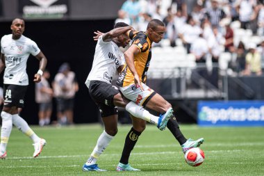 SAO PAULO (SP), Brezilya 04 / 02 / 2024 - Pazar sabahı Sao Paulo-SP 'nin doğu bölgesindeki Neo Quimica Arena' da düzenlenen Campeonato Paulista 2024 'ün beşinci turu için geçerli olan Corinthians ve Novorizontino arasındaki maç