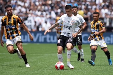 Sao Paulo (SP), 04 / 02 / 2024 - Sao Paulo-SP 'nin doğu bölgesindeki Neo Quimica Arena' da düzenlenen Campeonato Paulista 2024 'ün beşinci turu için geçerli olan Corinthians ve Novorizontino arasındaki maç