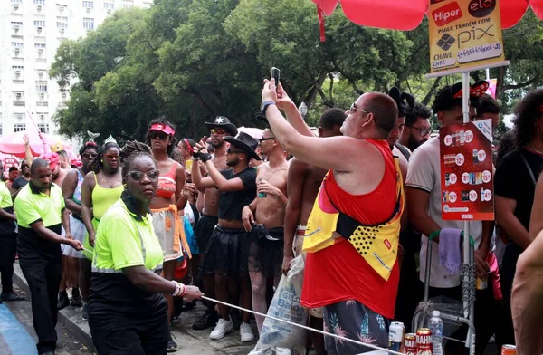 Rio Janeiro Brazil 2024 Parade Bloco Carnavalesco Favorita Avenida Primeiro — Stock Photo, Image