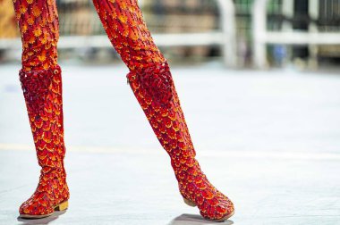 SAO PAULO (SP), 02 / 10 / 2024 - Sao Paulo samba okullarının geçit töreni sırasında Tom Maior, Sao Paulo Sambadrome 'un kuzey bölgesindeki Anhembi Sambadrome' da düzenlenen samba okullarının geçit törenleri için geçerlidir.