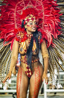 SAO PAULO (SP), 02 / 10 / 2024 - Sao Paulo samba okullarının geçit töreni sırasında Tom Maior, Sao Paulo Sambadrome 'un kuzey bölgesindeki Anhembi Sambadrome' da düzenlenen samba okullarının geçit törenleri için geçerlidir.