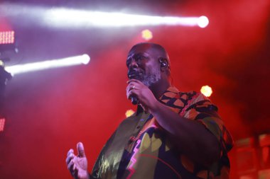 Sao Paulo (SP), 02 / 09 / 2024 - CARNIVAL / CAMAROTE / ESSEPE / SP - Camarote Essepe 'deki Singer Pericles gösterisi, özel grubun bu Cuma gecesi Anhembi' de düzenlenen geçit törenlerinin birinci gecesi, 9 Şubat 2024. 