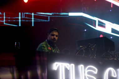 Sao Paulo (SP), Brezilya 02 / 10 / 2024 - The Carnival 'daki Dj Vintage Culture, ülkenin en büyük kapalı ve klimalı yerinde düzenlenen ilk elektronik müzik etkinliği. Festival devam ediyor. 