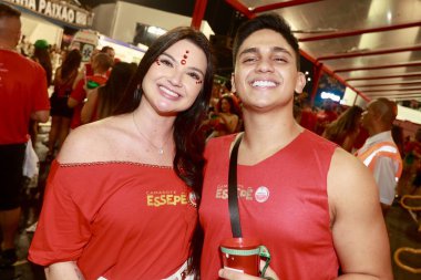 Sao Paulo (SP), Brezilya 02 / 10 / 2024 - CARNIVAL / CAMAROTE / ESSEPE / SP - Camarote Essepe 'de düzenlenen karnavalın ikinci gecesinde, bu Cumartesi, 10 Şubat 2024. 