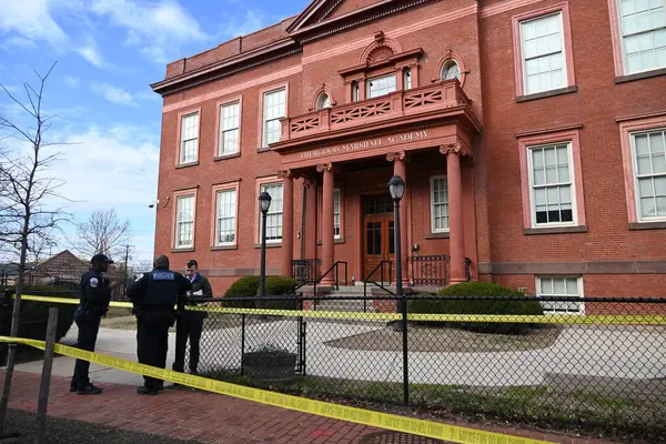 Students Were Reportedly Victims Robbery Thurgood Marshall Academy Public Charter — Stock Photo, Image